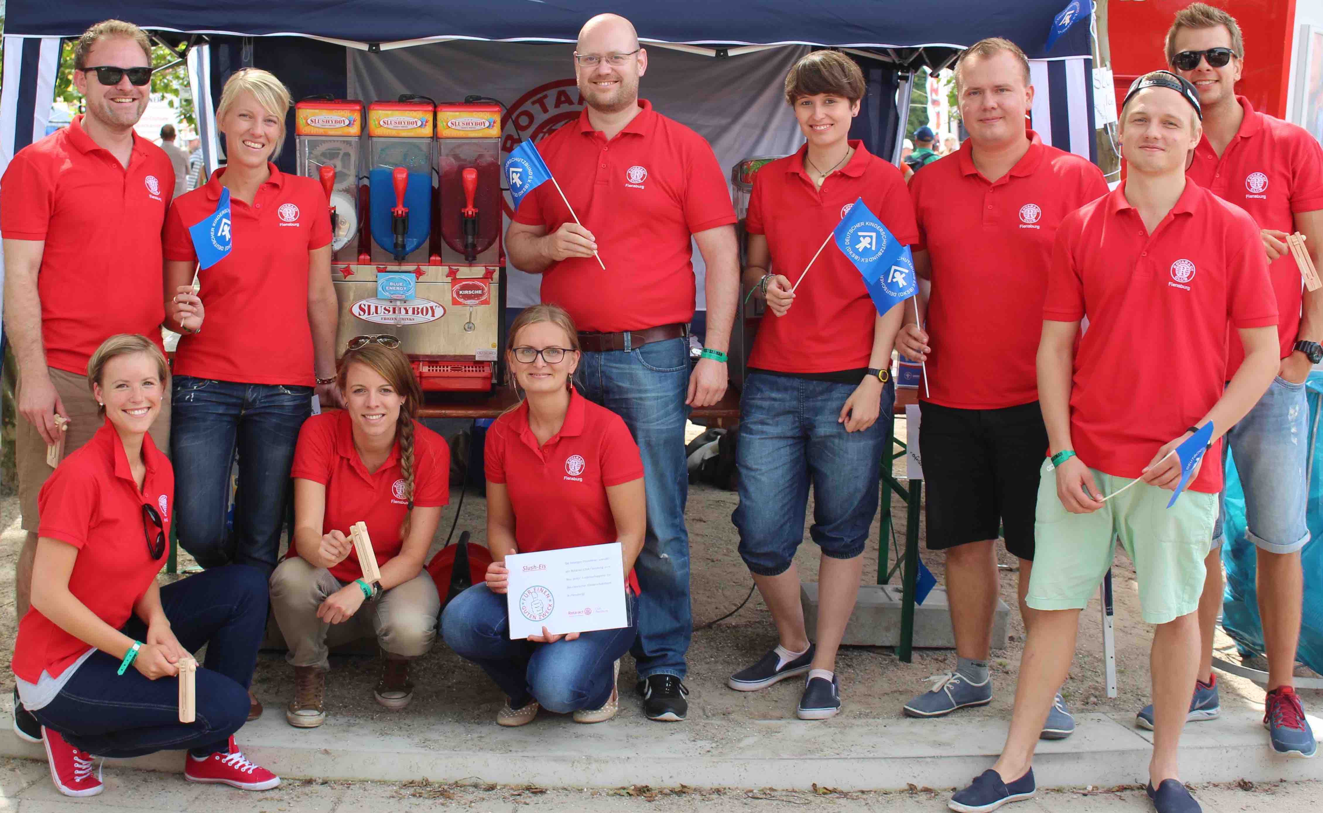 Slush-Ice-Verkauf auf dem Osterman 2015